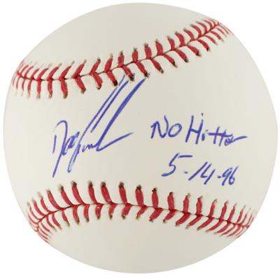 Lot #911 NY Pitchers: Cone, Gooden, and Guidry (3) Signed Baseballs - Image 1