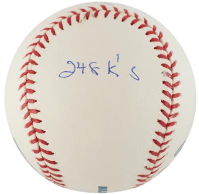 Lot #911 NY Pitchers: Cone, Gooden, and Guidry (3) Signed Baseballs - Image 2