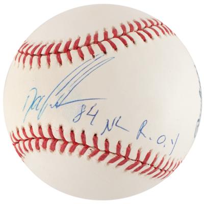 Lot #885 Cy Young Winners: Clemens, Gooden, and Johnson (3) Signed Baseballs - Image 3