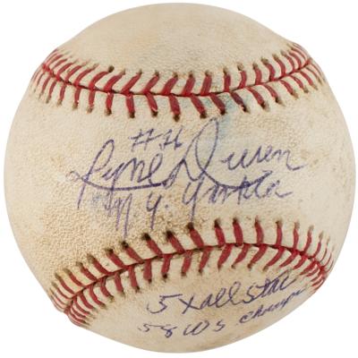 Lot #917 NY Yankees Pitchers: Duren, Reynolds, and Shantz (3) Signed Baseballs - Image 5