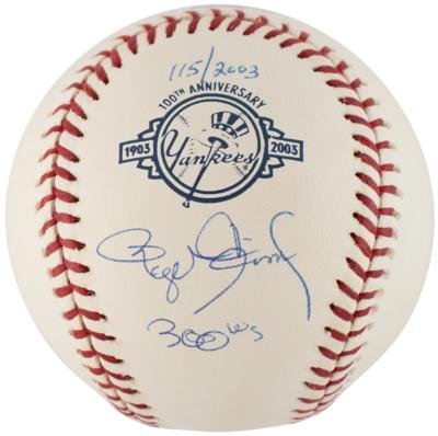 Lot #882 Roger Clemens (2) Signed Baseballs