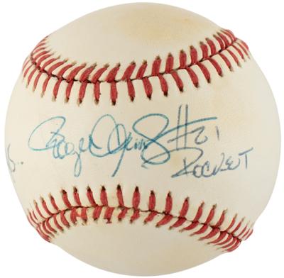 Lot #882 Roger Clemens (2) Signed Baseballs - Image 3