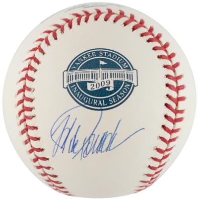 Lot #929 NY Yankees: Posada, Sabathia, and Teixeira (3) Signed Baseballs - Image 2