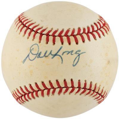 Lot #873 Baseball: Howard, Long, and Tresh (3) Signed Baseballs - Image 2