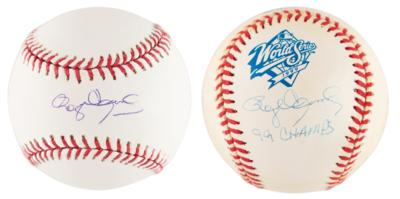 Lot #881 Roger Clemens (2) Signed Baseballs - Image 1
