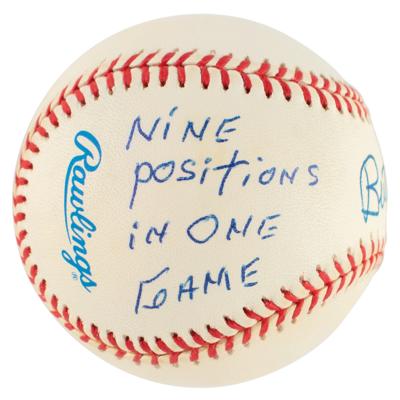 Lot #861 Base Stealers (4) Signed Baseballs - Image 2