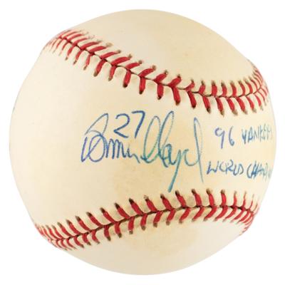 Lot #931 NY Yankees: World Series Champions (8) Signed Baseballs - Image 8