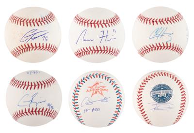 Lot #924 NY Yankees: Modern Stars (6) Signed Baseballs - Image 1