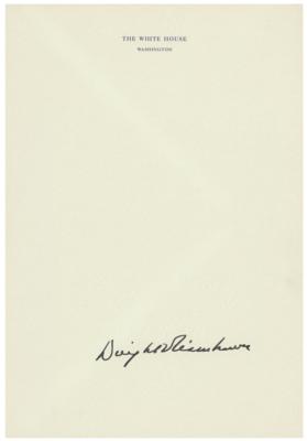 Lot #103 Dwight D. Eisenhower Signature - Image 1