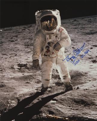 Lot #501 Buzz Aldrin Signed Photograph