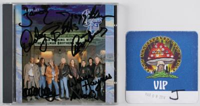 Lot #727 Allman Brothers Signed CD