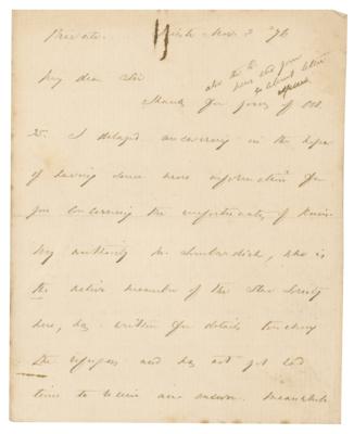 Lot #212 Richard Francis Burton Autograph Letter Signed