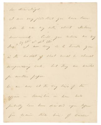Lot #212 Richard Francis Burton Autograph Letter Signed - Image 3
