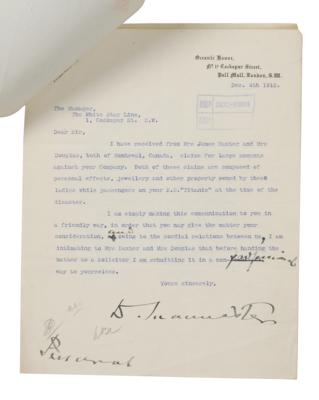 Lot #211 Titanic: Helene Baxter Letters (3) - Image 2