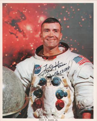 Lot #535 Fred Haise Signed Photograph - Image 1