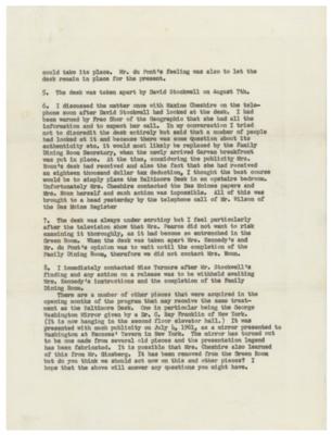 Lot #49 John F. Kennedy Typed Memo Signed as President - Image 4