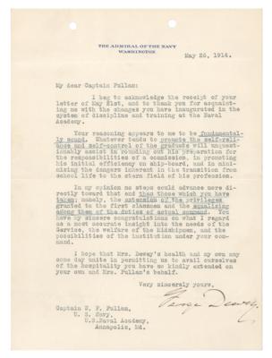 Lot #423 George Dewey Typed Letter Signed - Image 1