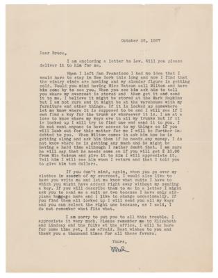 Lot #354 Melvin Purvis Typed Letter Signed - Image 1