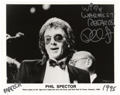 Lot #750 Phil Spector Signed Photograph - Image 2