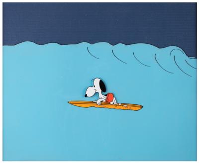 Lot #1199 Snoopy production cel from a Peanuts cartoon - Image 2