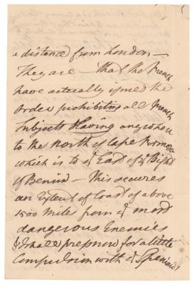 Lot #390 William Wilberforce Autograph Letter Signed - Image 2