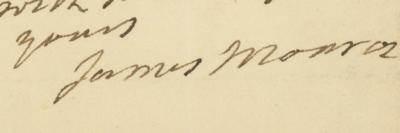 Lot #3 James Monroe Autograph Letter Signed as President - Image 2