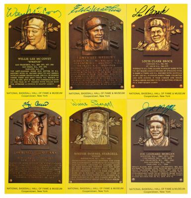 Lot #868 Baseball Hall of Famers (66) Signed HOF Cards