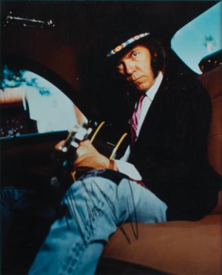 Lot #752 Neil Young Signed Photograph
