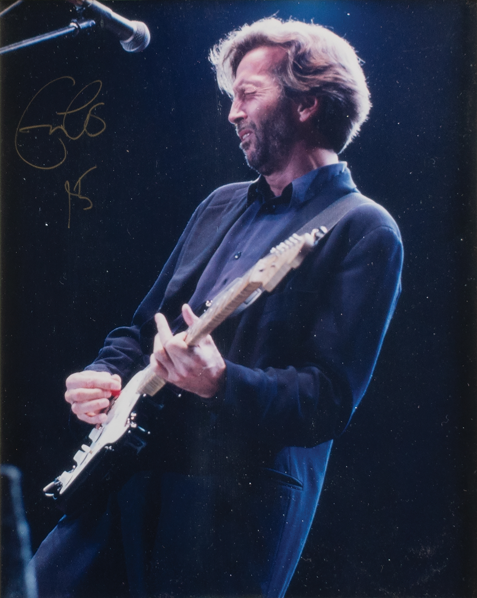 Lot #740 Eric Clapton Signed Photograph
