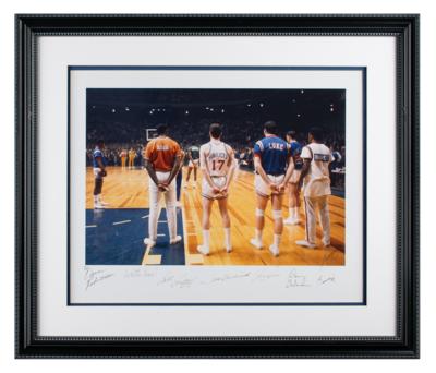 Lot #908 NBA All-Stars: 1968 Signed Oversized Photograph - Image 2