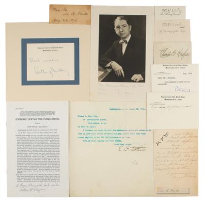 Lot #376 Supreme Court (12) Signed Items