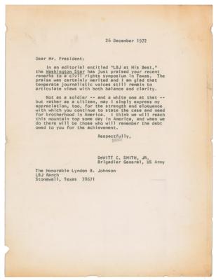 Lot #119 Lyndon B. Johnson Typed Letter Signed