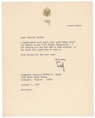 Lot #119 Lyndon B. Johnson Typed Letter Signed - Image 2