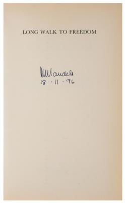 Lot #184 Nelson Mandela Signed Book - Image 2