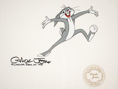 Lot #1161 Bugs Bunny production cel from Bugs Bunny's Bustin' Out All Over signed by Chuck Jones - Image 3