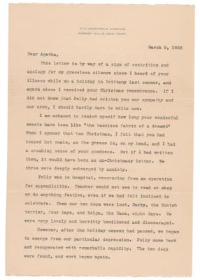 Lot #310 Helen Keller Typed Letter Signed