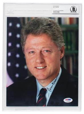 Lot #88 Bill Clinton Signed Photograph