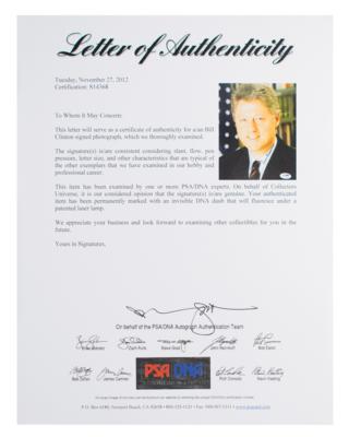 Lot #88 Bill Clinton Signed Photograph - Image 2