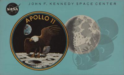 Lot #496 Apollo 11 Launch Pass and Invitation