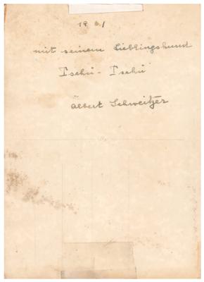 Lot #364 Albert Schweitzer Autograph Letter Signed and Signed Photograph - Image 4
