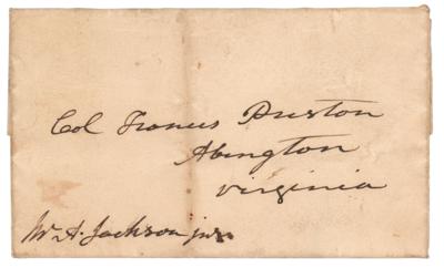 Lot #13 Andrew Jackson Signed Free Frank - Image 1