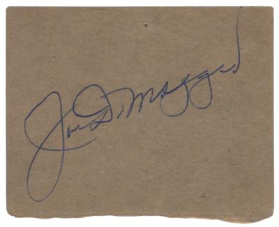 Lot #888 Joe DiMaggio Signature - Image 1