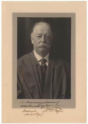 Lot #149 William H. Taft Signed Photograph - Image 1
