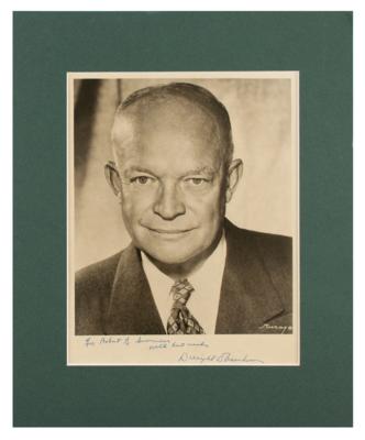 Lot #105 Dwight D. Eisenhower Signed Photograph - Image 2