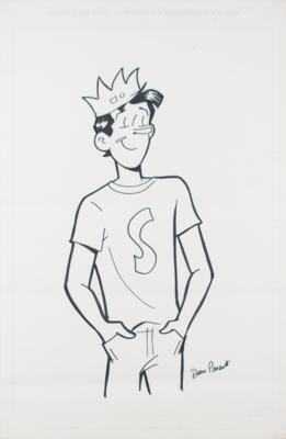 Lot #1056 Archie: Dan Parent and Stan Goldberg (3) Signed Sketches - Image 1