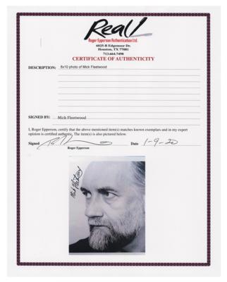 Lot #744 Mick Fleetwood Concert-Used Drum Stick and Signed Photograph - Image 4