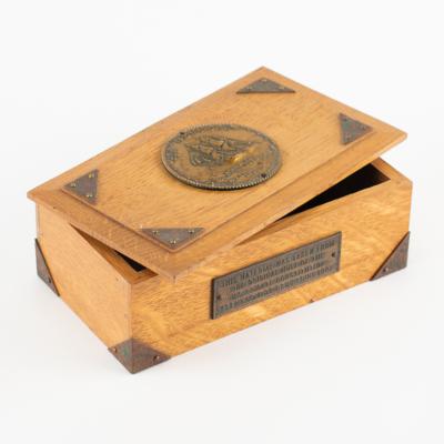 Lot #398 USS Constitution Wooden Box