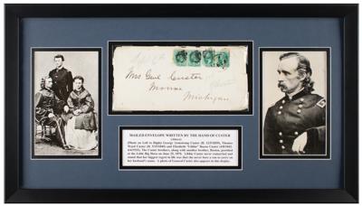 Lot #403 George A. Custer Hand-addressed Mailing Envelope