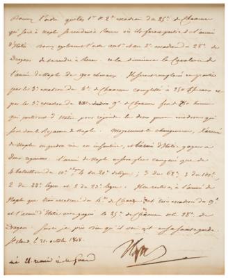 Lot #404 Napoleon Letter Signed - Image 2