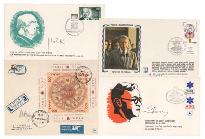 Lot #306 Israeli Prime Ministers (4) Signed Covers - Image 1
